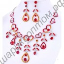 Набор украшений bridal rhinestone necklace earring